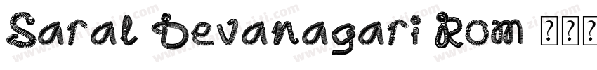 Saral Devanagari Rom字体转换